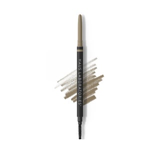 Haus Labs The Edge Precision Brow Pencil in taupe on white background